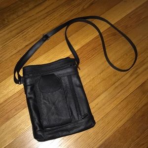 NWOT Genuine Leather Crossbody Purse